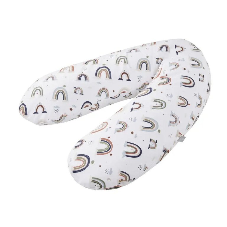 Rotho Voedingskussen Regenboog Motief 190x35 cm Wit | Kopen bij Flickmyhouse