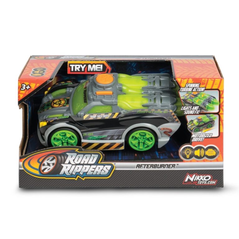 Road Rippers Afterburner + Licht en Geluid Groen | Kopen bij Flickmyhouse