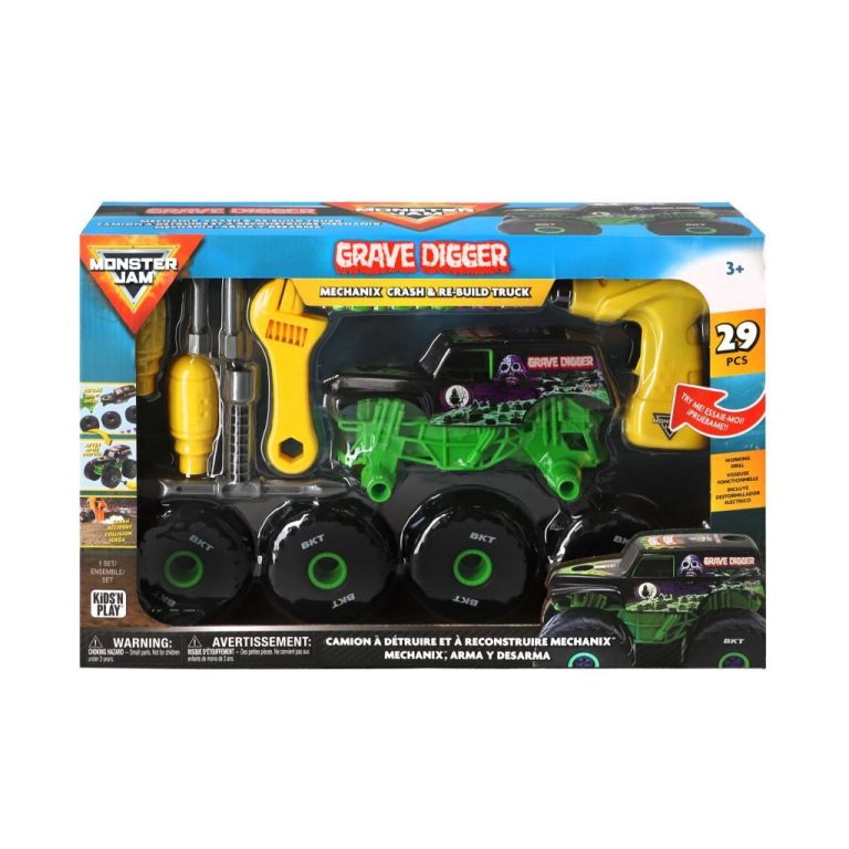 Monster Jam Mechanix Build and Re-Build Grave Digger 1:18 | Kopen bij Flickmyhouse