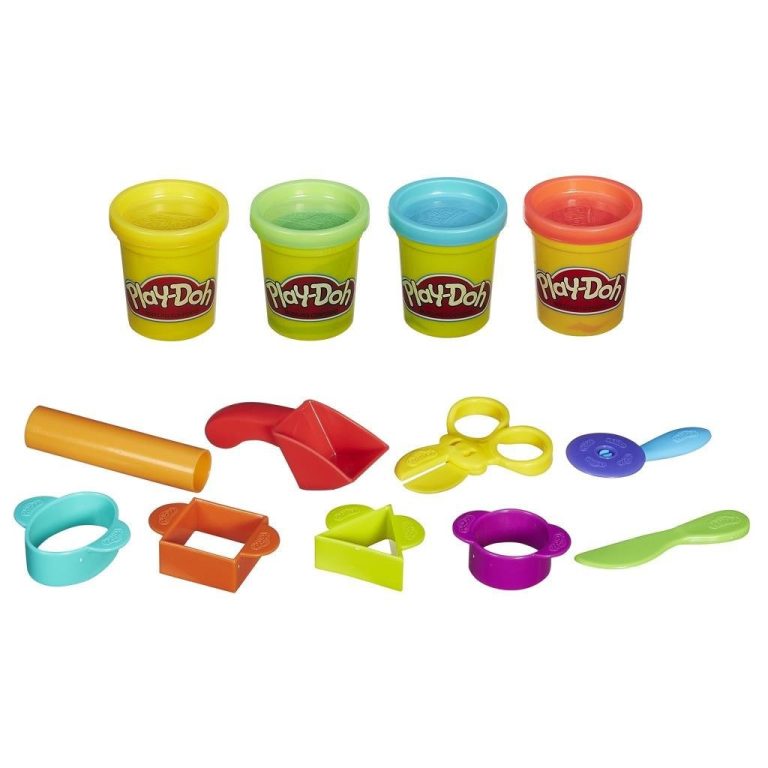 Play-Doh Gereedschap Basisset met 4 Potjes Klei | Kopen bij Flickmyhouse