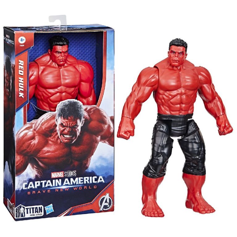 Hasbro Captain America Titan Hero Red Hulk 30 cm | Kopen bij Flickmyhouse