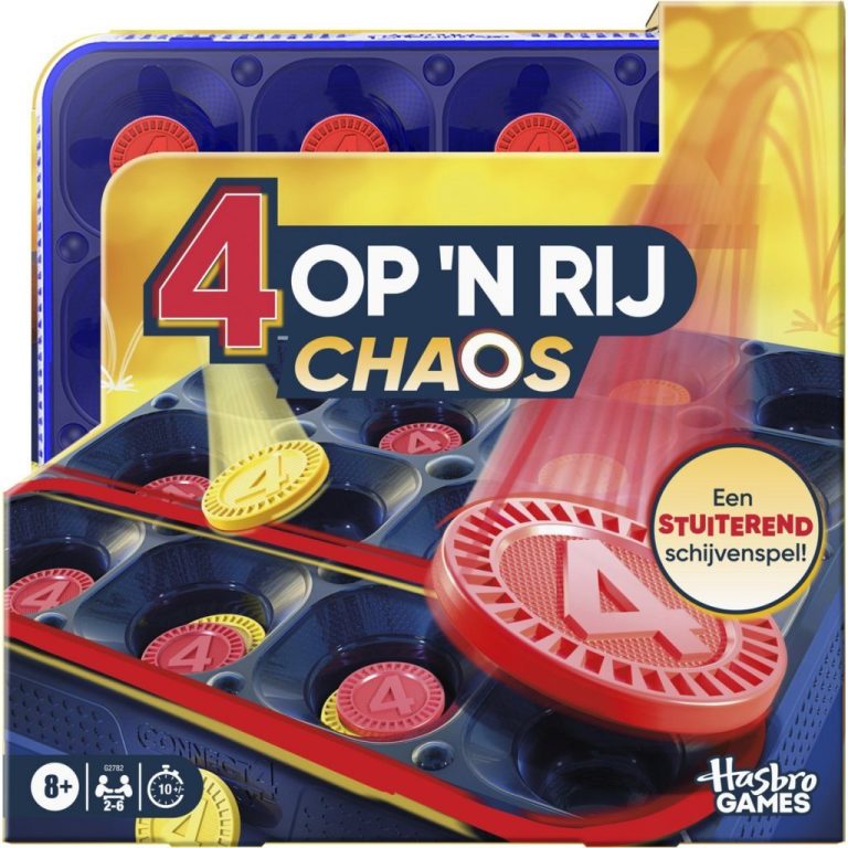 Hasbro Gaming 4 Op Een Rij Chaos | Kopen bij Flickmyhouse