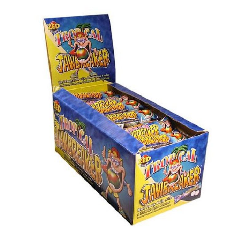 Snoep Jawbreaker Tropical Display 40 Stuks | Kopen bij Flickmyhouse