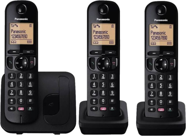 Panasonic KX-TGC253NLB Telefoon Trio Black | Kopen bij Flickmyhouse