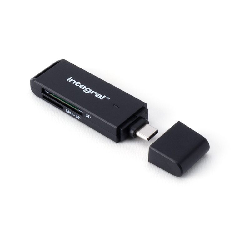 Integral Kaartlezer Stick USB C 3.0 Zwart | Kopen bij Flickmyhouse