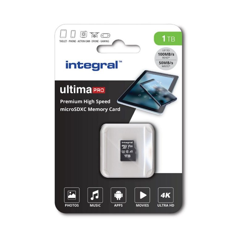 Integral SDXC-Micro SD V30 UHS-I U3 1TB | Kopen bij Flickmyhouse