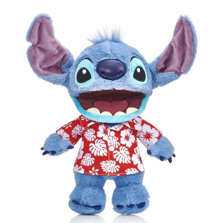 Disney Stitch Hawaiian Chatty Stitch Knuffel 30 cm + Geluid | Kopen bij Flickmyhouse