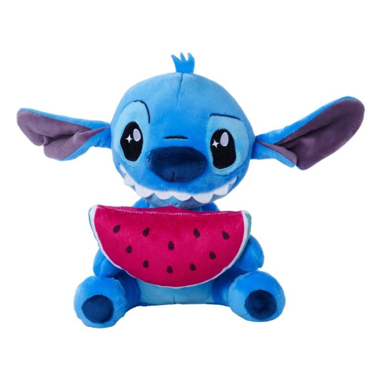 Disney Stitch Knuffel Stitch met Watermeloen 25 cm | Kopen bij Flickmyhouse