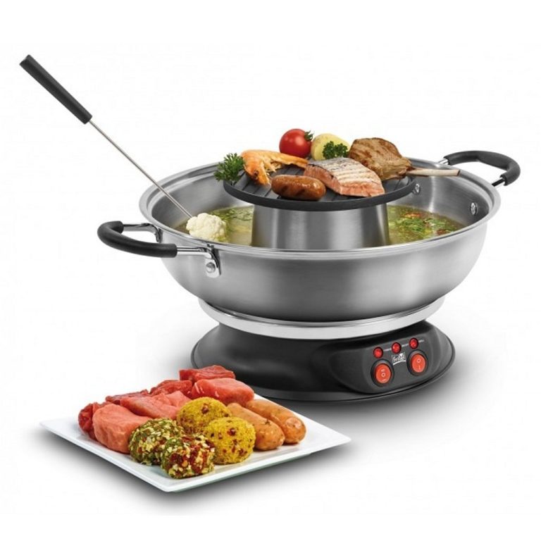 Fritel FG2970 Culinary Fondue en Grill 2L 1950W Inox/Zwart | Kopen bij Flickmyhouse