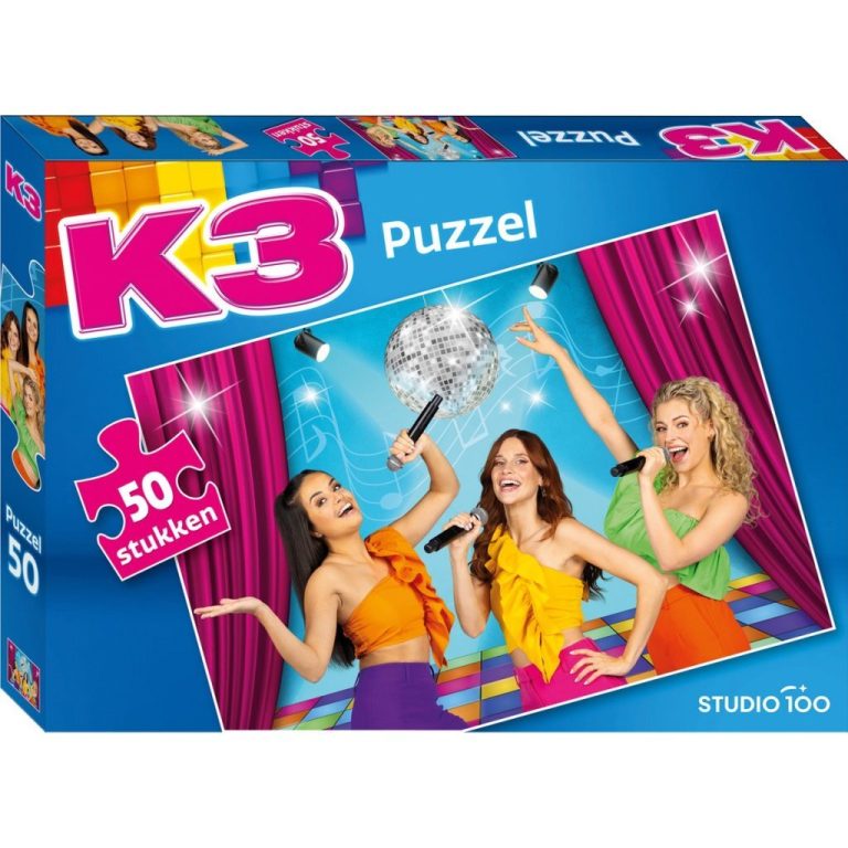 K3 Alle Kleuren Puzzel 50 Stukjes | Kopen bij Flickmyhouse
