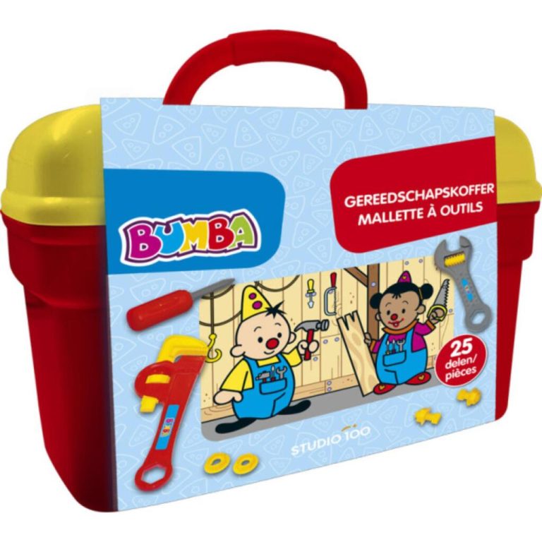 Bumba Gereedschapskoffer Rood/Geel | Kopen bij Flickmyhouse