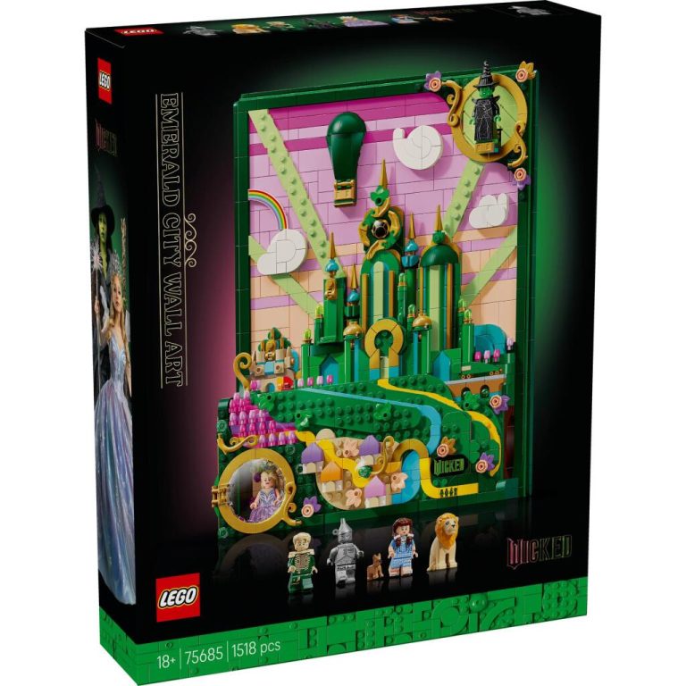 Lego Wicked 75685 Emerald City Muurkunst | Kopen bij Flickmyhouse