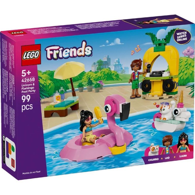 Lego Friends 42658 Zwembadfeestje met Flamingo en Eenhoorn | Kopen bij Flickmyhouse