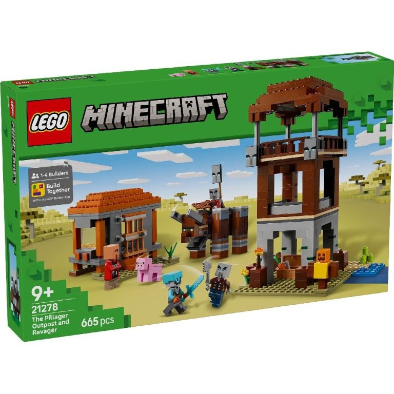 Lego Minecraft 21278 De Plunderaar Buitenpost en Verwoester | Kopen bij Flickmyhouse