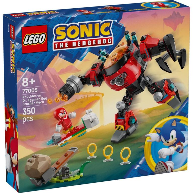 Lego Sonic the Hedgehog 77005 Knuckles vs. Dr. Eggman Egg Crusher Mecha | Kopen bij Flickmyhouse