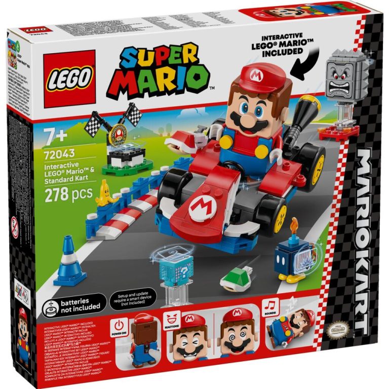 Lego Super Mario 72043 Interactieve Mario en Standaardkart | Kopen bij Flickmyhouse