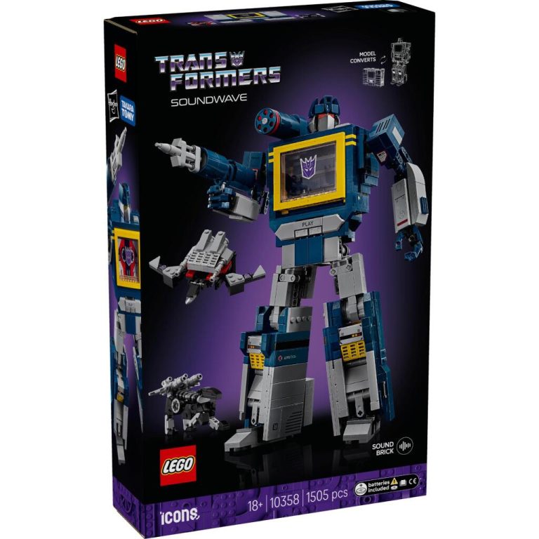 Lego Icons 10358 Transformers Soundwave | Kopen bij Flickmyhouse