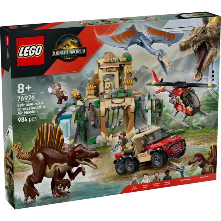 Lego Jurassic World 76976 Spinosaurus en Quetzalcoatlus Luchtmissie | Kopen bij Flickmyhouse