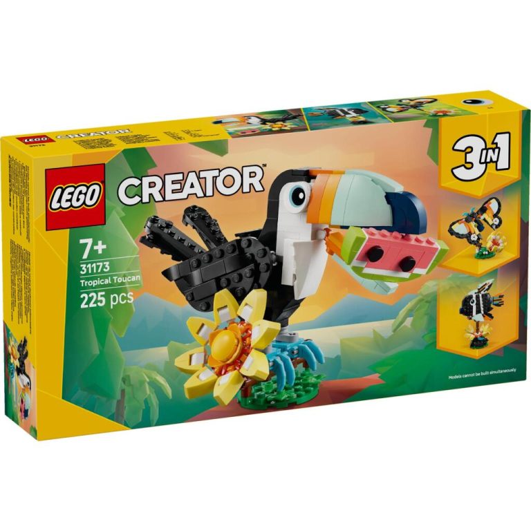 Lego Creator 31173 3in1 Wilde Dieren Tropische Toekan | Kopen bij Flickmyhouse