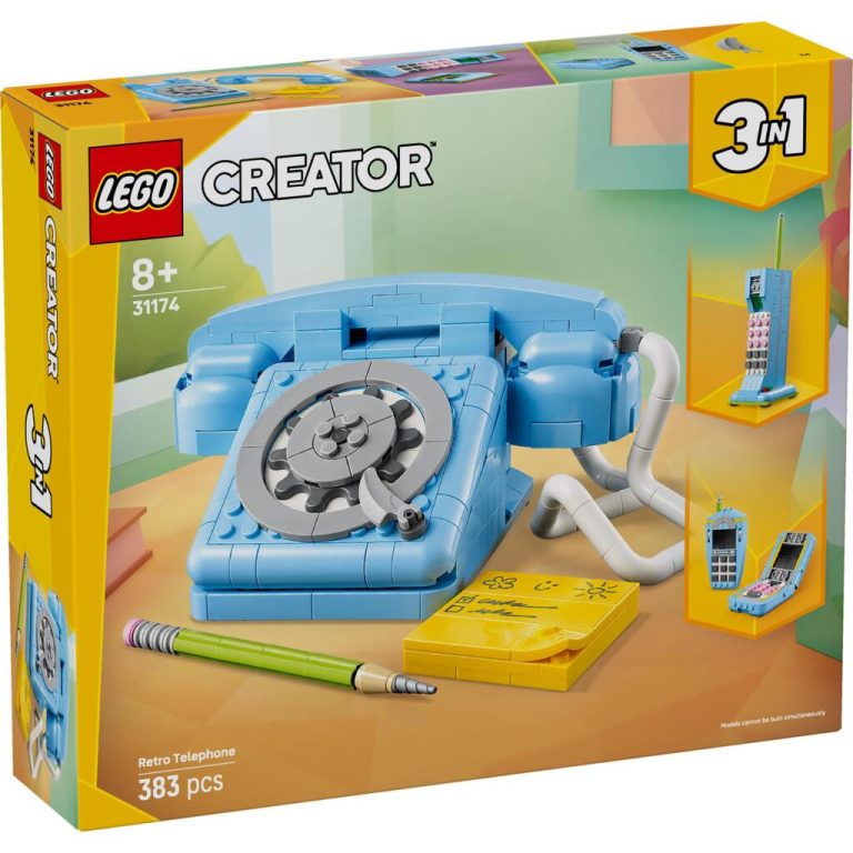Lego Creator 31174 3in1 Retro Telefoon | Kopen bij Flickmyhouse