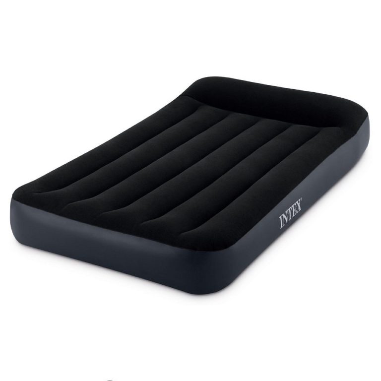 Intex 64141 Pillow Rest Classic Twin 1-Persoons Luchtbed 191x99x25 cm Zwart | Kopen bij Flickmyhouse