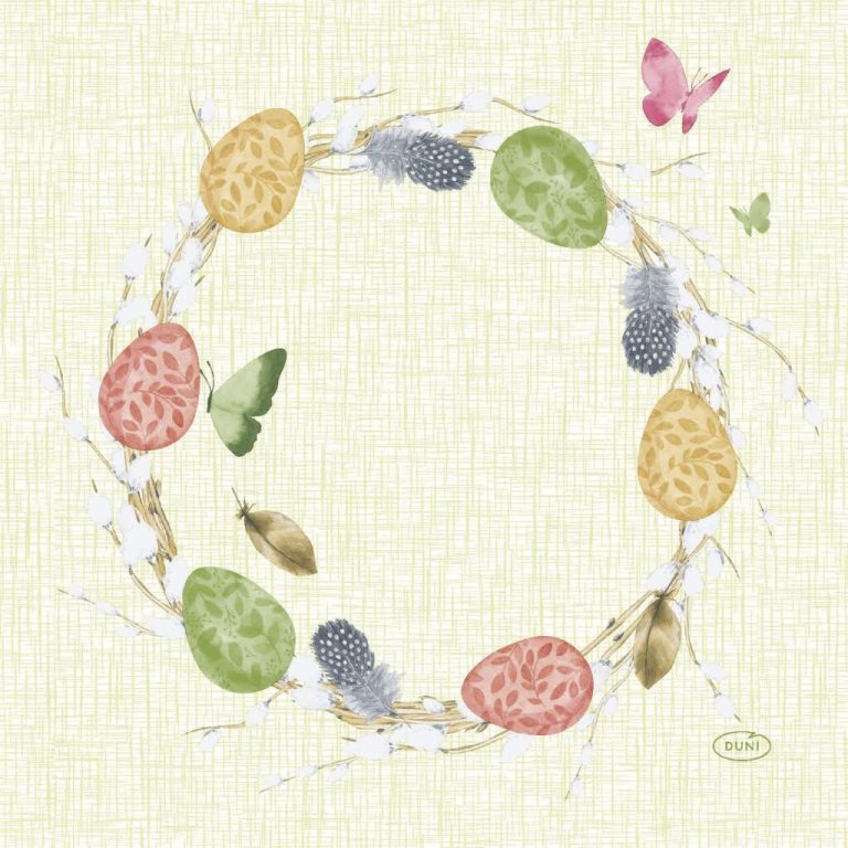 Duni 3-Laags Papieren Servetten Joyful Spring 33x33 cm 20 Stuks | Kopen bij Flickmyhouse