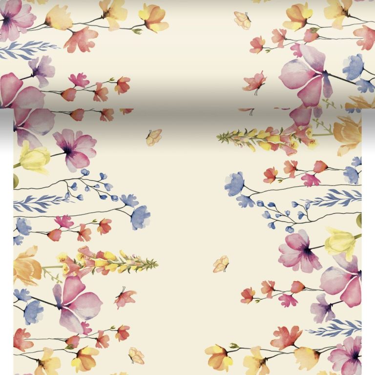 Duni 3in1 Floral Haven Placemat 40x480 cm | Kopen bij Flickmyhouse