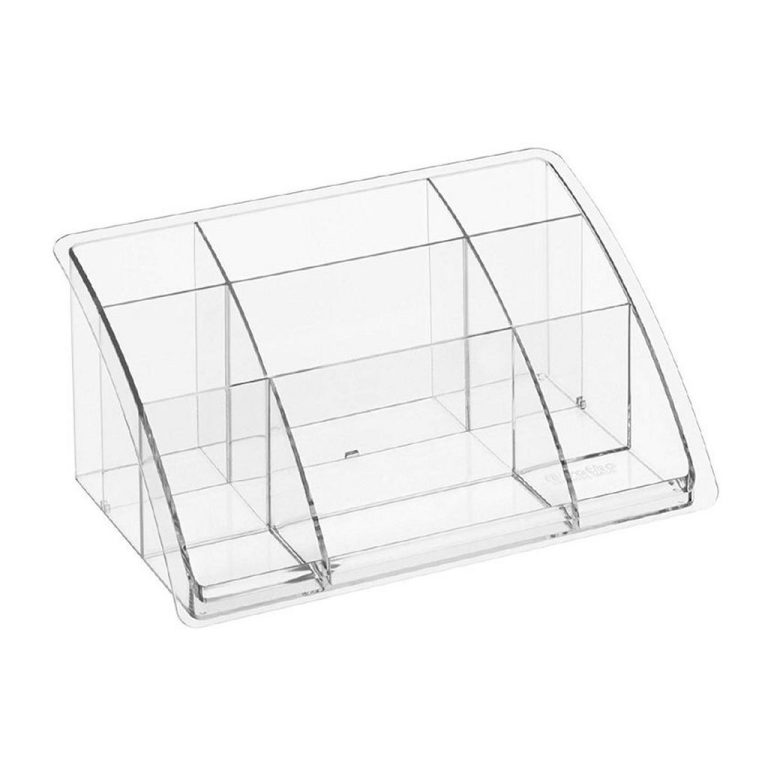 Rotho Timeless Buro Organizer Pennenbak Hoog 19.8x12.8x9.3 cm Transparant | Kopen bij Flickmyhouse