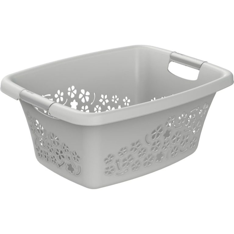 Rotho Flowers Wasmand 25L Cool Grey | Kopen bij Flickmyhouse