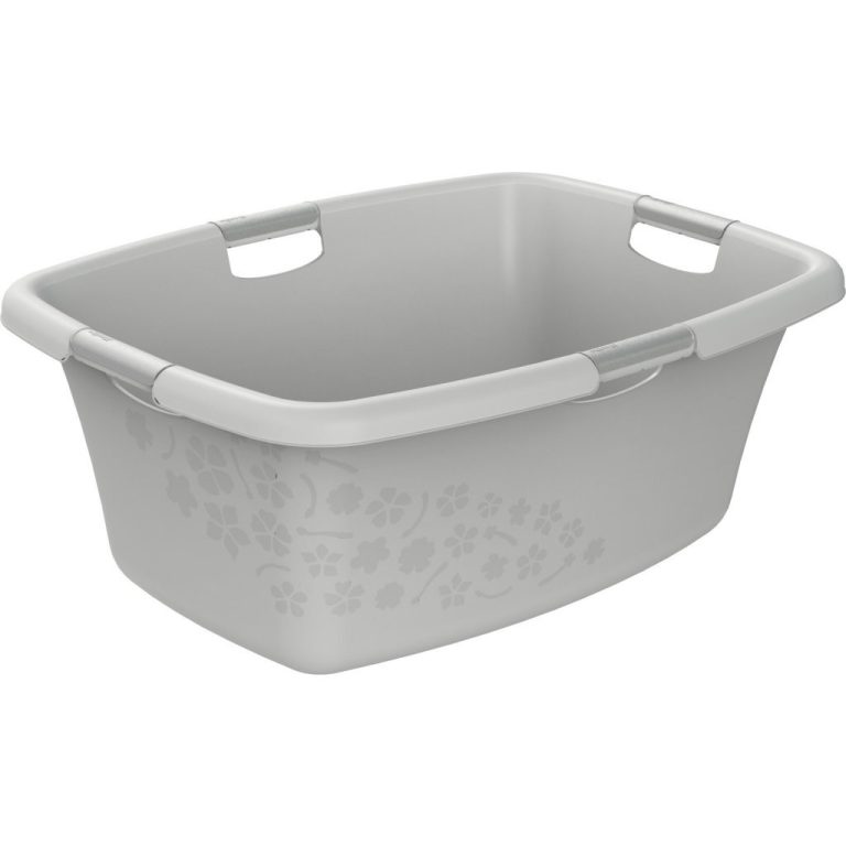 Rotho Flowers Wasmand 50L Cool Grey | Kopen bij Flickmyhouse