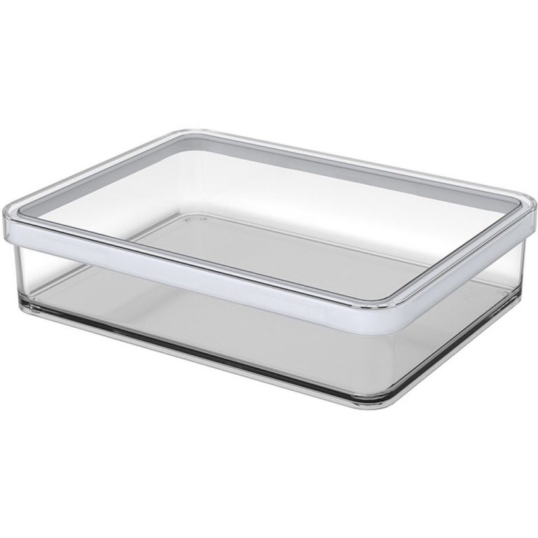 Rotho LOFT Vleeswarendoos 20x15x5 cm 1L Wit/Transparant | Kopen bij Flickmyhouse