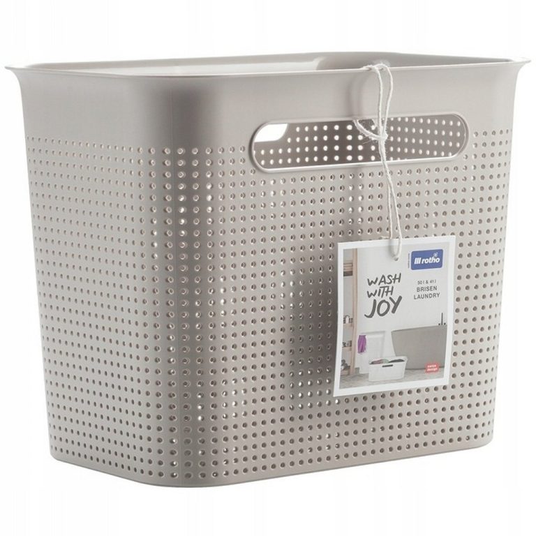 Rotho BRISEN Opbergmand 26.2x18x21.1 cm 7L Cappuccino | Kopen bij Flickmyhouse