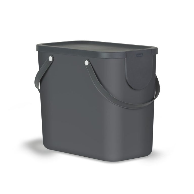 Rotho Albula Afvalscheidingsprullenbak 25L Antraciet | Kopen bij Flickmyhouse