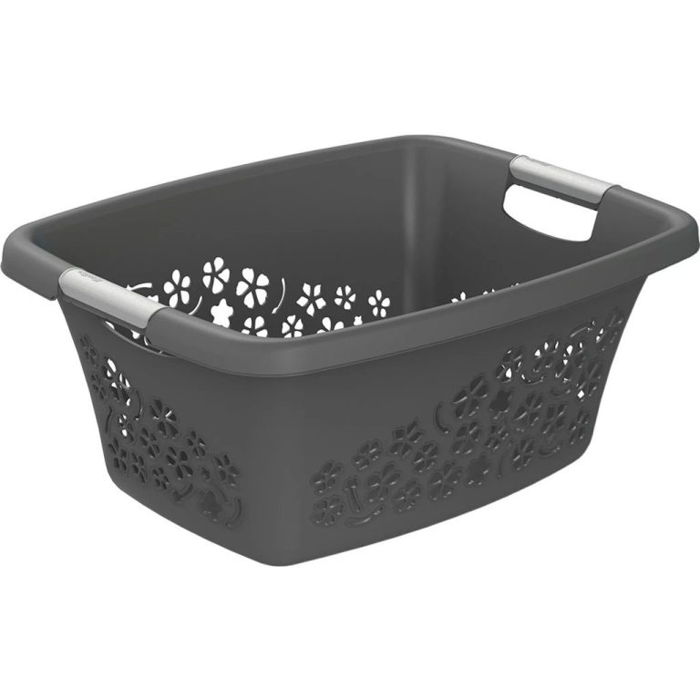 Rotho Flowers Wasmand 25L Antraciet | Kopen bij Flickmyhouse