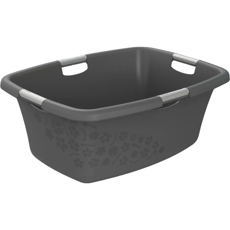 Rotho Flowers Wasmand 50L Antraciet | Kopen bij Flickmyhouse
