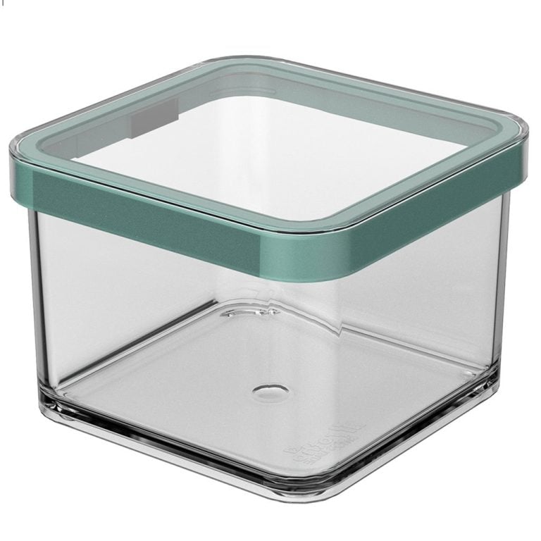 Rotho LOFT Bewaardoos 10x10x7.2 cm 0.5L Mistletoe Groen/Transparant | Kopen bij Flickmyhouse
