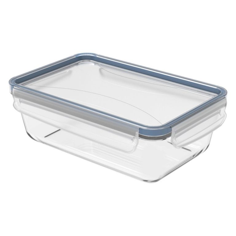 Rotho Clic & Lock Koelkast Bewaardoos 1.3L Horizon Blauw/Transparant/Glas | Kopen bij Flickmyhouse