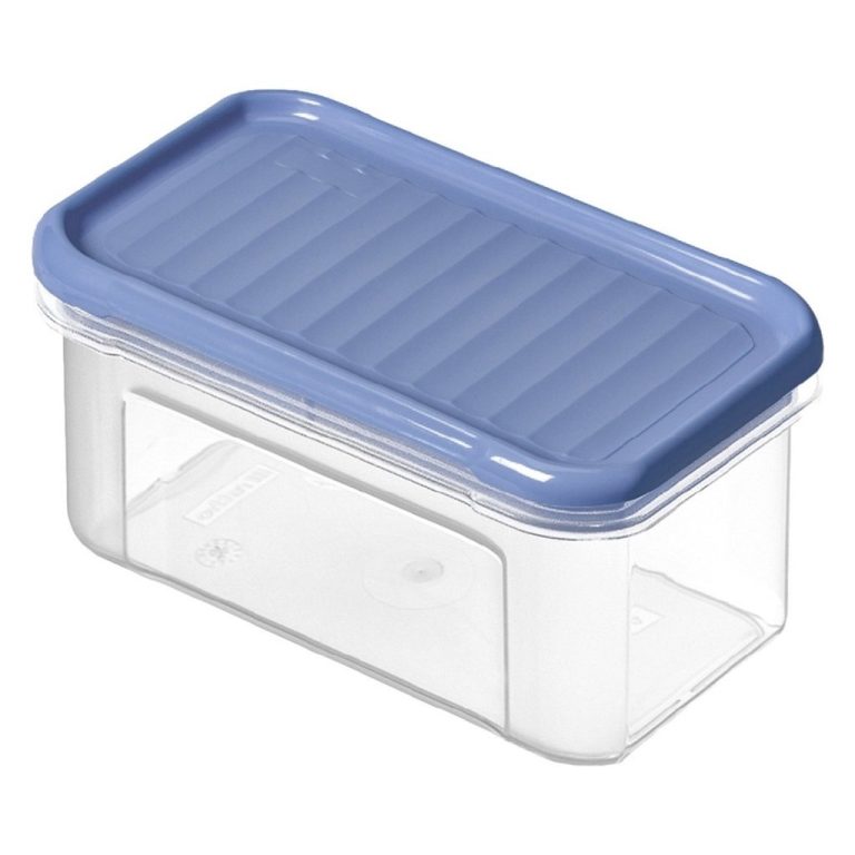 Rotho Domino Bewaardoos 0.5L Horizon Blauw/Transparant | Kopen bij Flickmyhouse