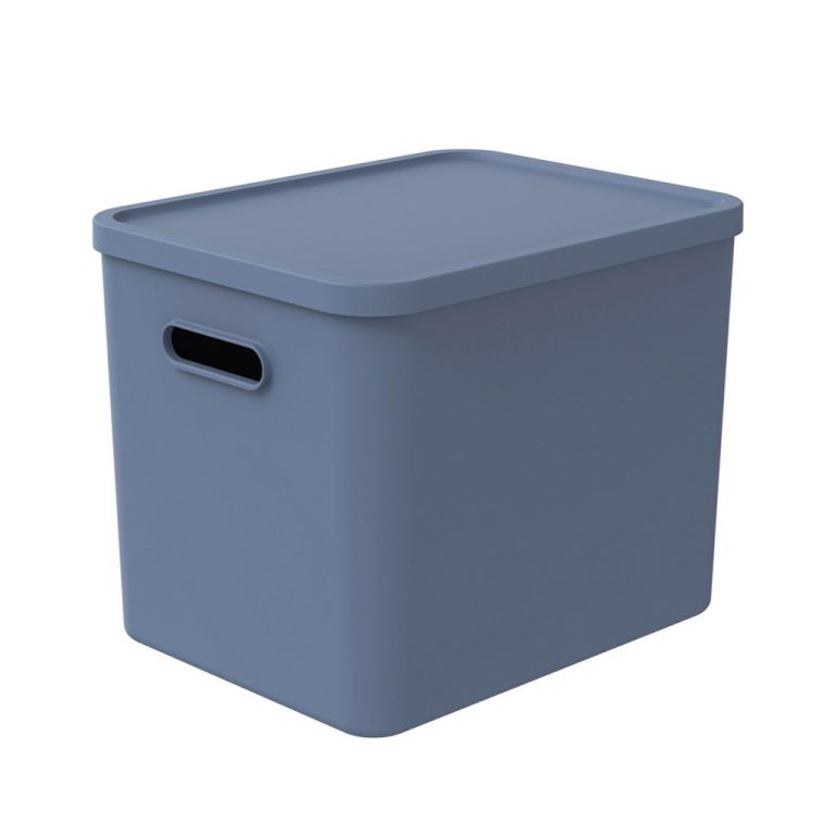 Rotho ALBULA Multibox 29.5x29x37 cm 27L Horizon Blauw | Kopen bij Flickmyhouse