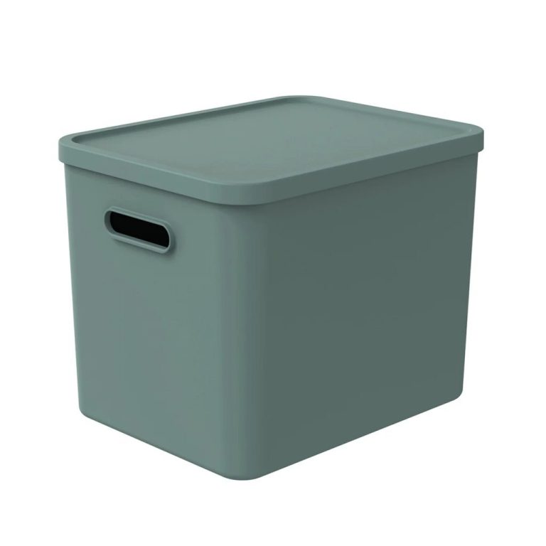Rotho ALBULA Multibox 29.5x29x37 cm 27L Mistletoe Groen | Kopen bij Flickmyhouse