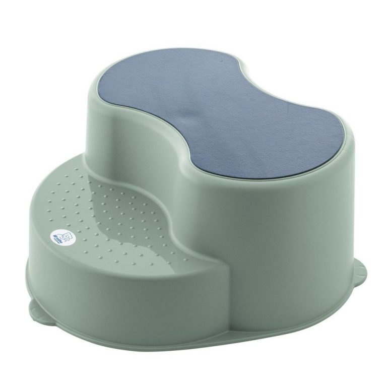 Rotho TILO Opstapje 37.5x37x18.4 cm Sage Green | Kopen bij Flickmyhouse