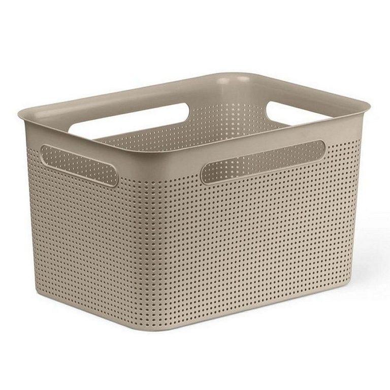 Rotho PINA Opbergmand 21x26x36 cm Cappuccino | Kopen bij Flickmyhouse