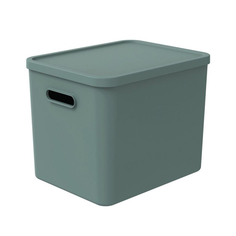 Rotho KAYO Multi Box 37x29x29.5 cm 27L Sage Green | Kopen bij Flickmyhouse