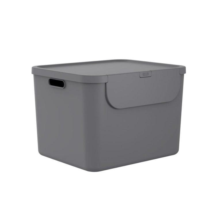 Rotho Albula Afvalscheider 55L Antraciet | Kopen bij Flickmyhouse