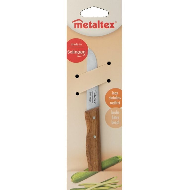 Tomado-Metaltex Keukenmes met Beukenhouten Greep RVS | Kopen bij Flickmyhouse