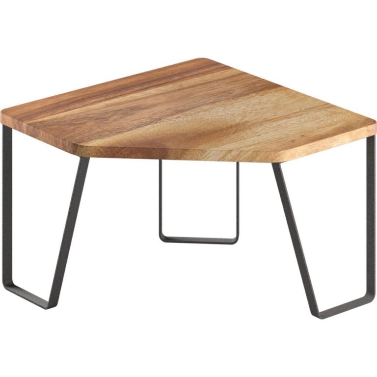 Metaltex York Lava Kruidenrek Hoek 25x25x16 cm Acacia Hout/Zwart Metaal | Kopen bij Flickmyhouse