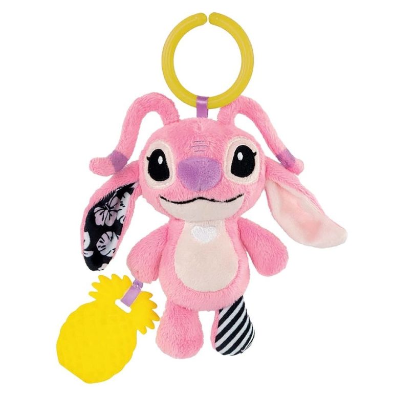 Clementoni Baby Disney Stitch Soft Rattle Knuffel Angel | Kopen bij Flickmyhouse