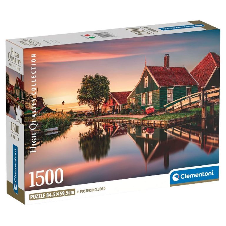 Clementoni High Quality Collection Puzzel Zaanse Schans 1500 Stukjes | Kopen bij Flickmyhouse