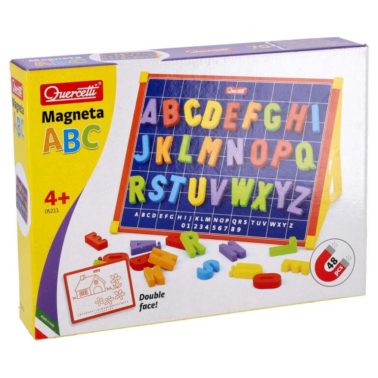 Quercetti ABC Magneetbord 48-delig | Kopen bij Flickmyhouse