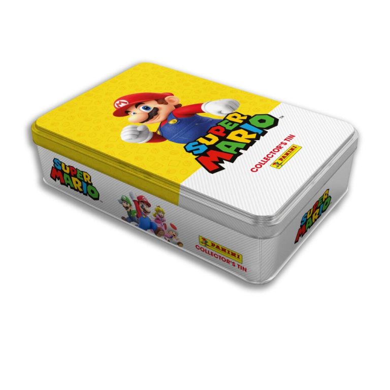 Super Mario Sticker Tin Box Trading Cards Assorti | Kopen bij Flickmyhouse